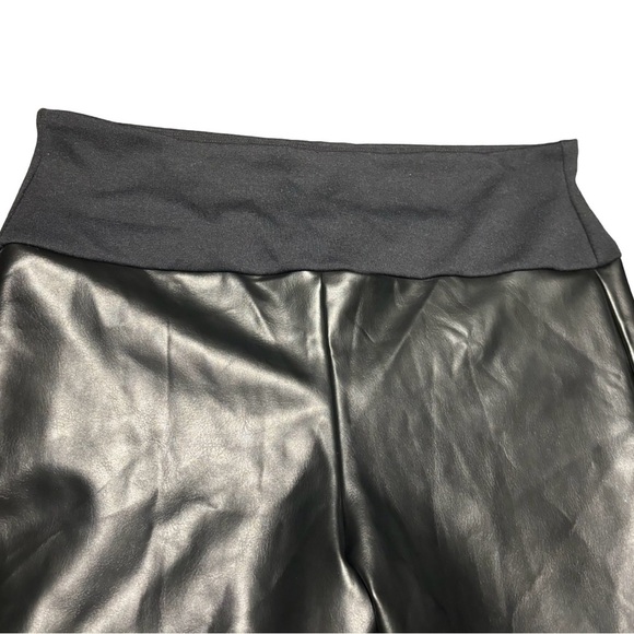 Assets by Spanx Womens All Over Faux Leather Leggings Size XL - Picture 8 of 9